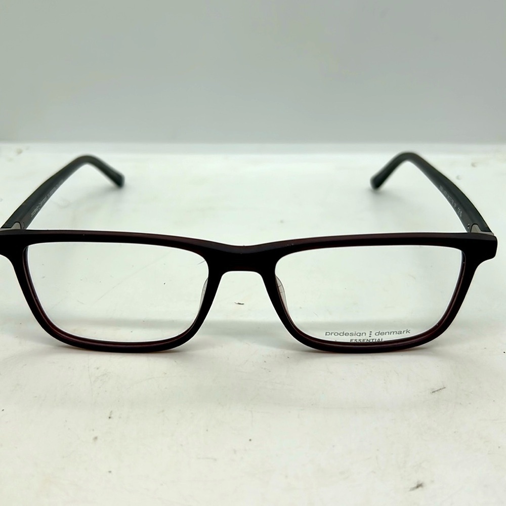Prodesign Denmark 3165 6721 GUNMETAL BLUE EYEGLASSES SQUARE Frames NWT
